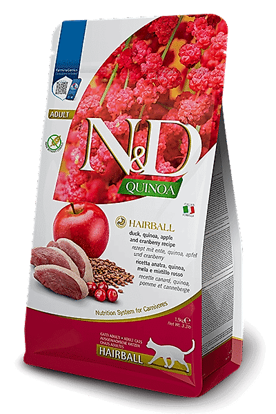 N&D Quinoa Tüy Yumağı Kontrolü Yetişkin Kedi Maması 1,5 Kg