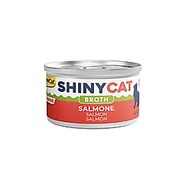 GimCat Shinycat Broth Sos İçinde Somonlu Kedi Konservesi 70gr
