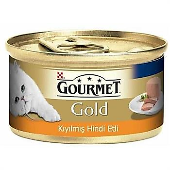Gourmet Gold Hindili Kıyılmış Kedi Yaş Mama 85 Gr