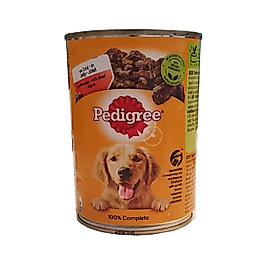 Pedigree Biftekli Yetişkin Köpek Konservesi 400gr