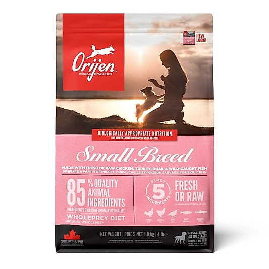 Orijen Small Breed Küçük Irk Tahılsız Yavru ve Yetişkin Köpek Maması 4,5kg
