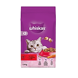 Whiskas Sığır Etli Yetişkin Kedi Maması 1,4kg
