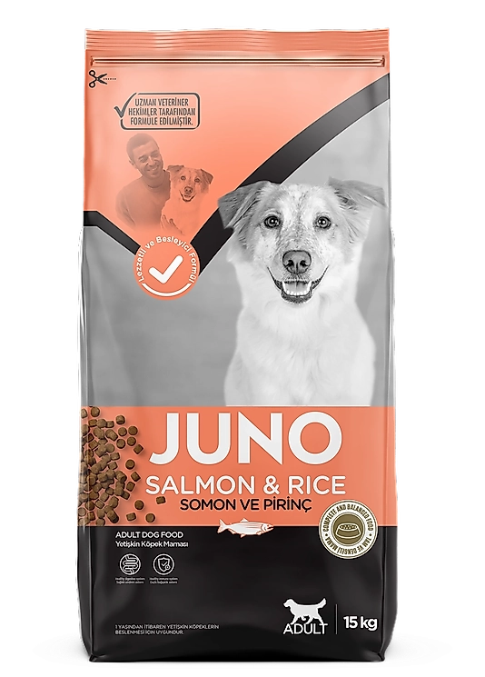 JUNO Somonlu Yetişkin Köpek Tüm Irklar İçin 15 Kg