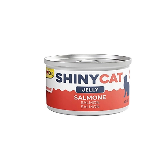 GimCat Shinycat Jöle İçinde Somonlu Kedi Konservesi 70g