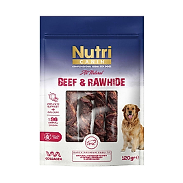 Nutri Canin Sığır Etli Sargılı Kemik Köpek Ödül Maması 120gr