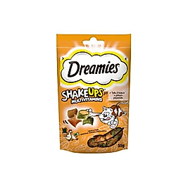 Dreamies ShakeUps Rockin Roost Tavuklu ve Ördekli Kedi Ödül Bisküvisi 55gr