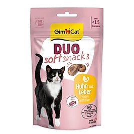 GimCat Duo Soft Shacks Tavuklu ve Ciğerli Kedi Ödül Maması 50gr
