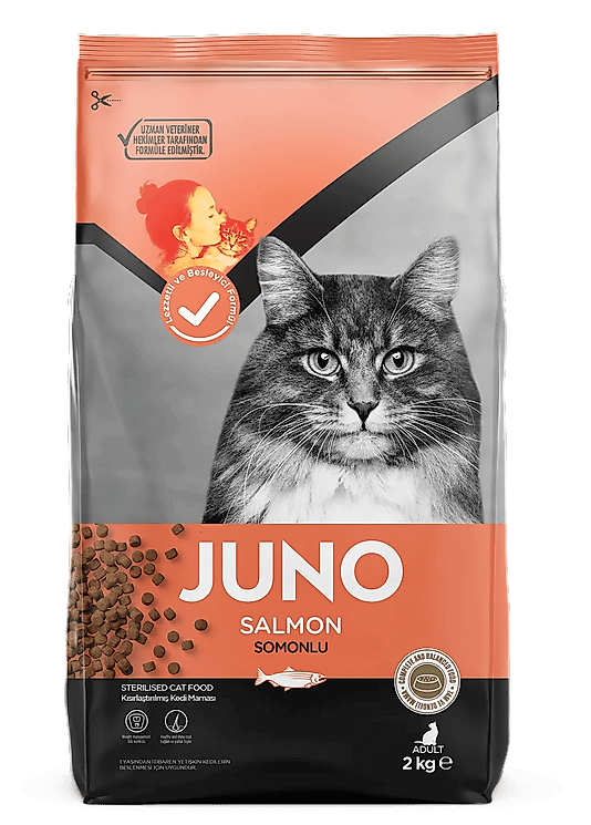 JUNO Balıklı ve Pirinçli Kısırlaştırılmış Kedi 15 Kg