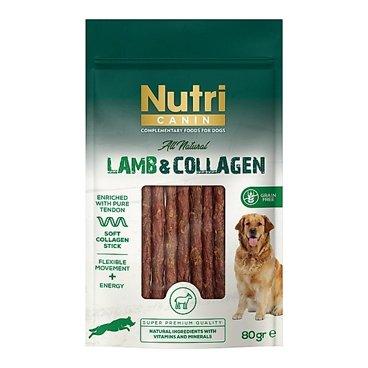 Nutri Canin Kuzulu ve Kolajenli Köpek Ödül Maması 80gr