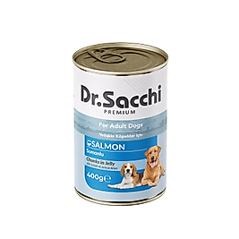Dr. Sacchi Somonlu Köpek Yaş Maması 400 GR