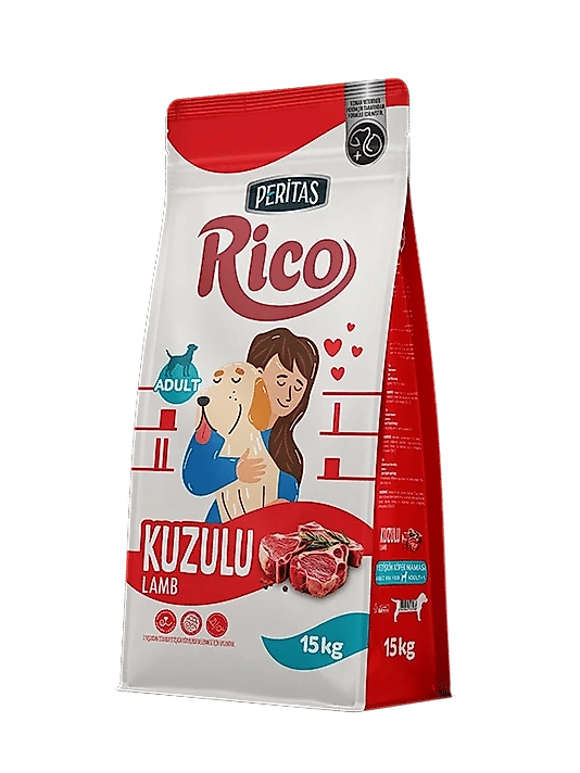 RICO Kuzu Etli Yetişkin Köpek 15 Kg