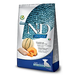 N&D Ocean Morina Balıklı Balkabaklı Kavunlu Yavru Küçük Irk Köpek Maması 2,5 Kg