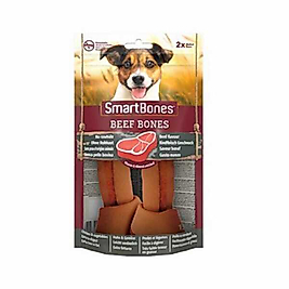 SmartBones Sığır Etli Medium Düğüm Kemik Köpek Ödülü 2'li 158 Gr
