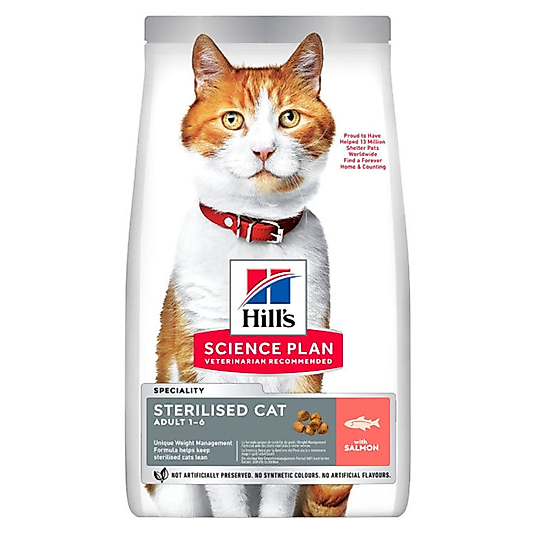 Hill`s SP Somonlu Kısırlaştırılmış Yetişkin Kedi Maması 10 KG