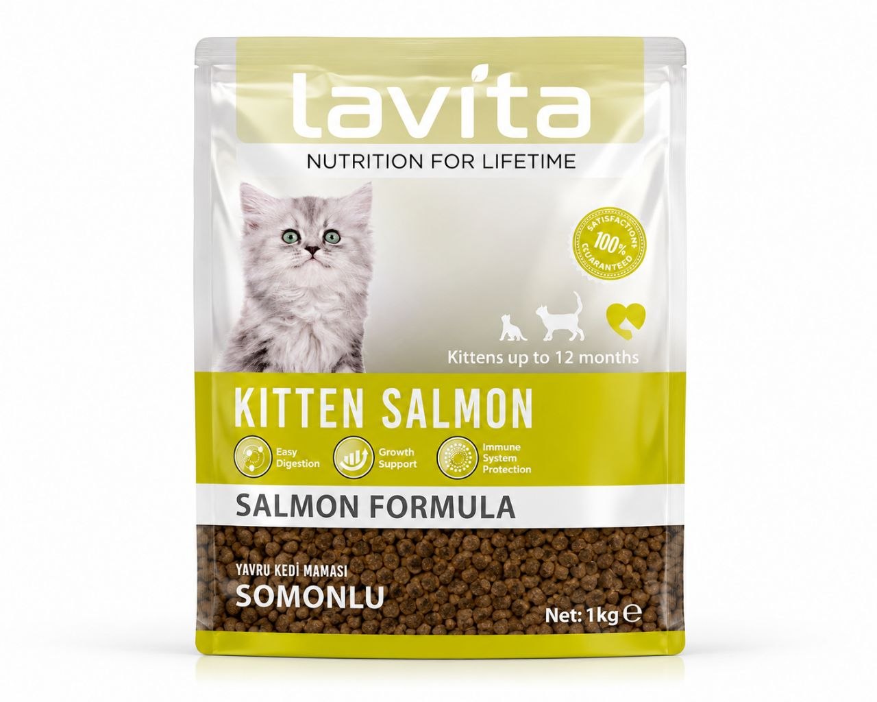 LaVital Somonlu Yavru Kedi Maması 1kg