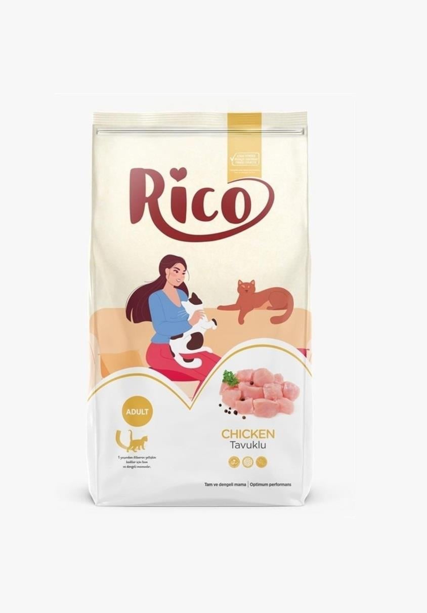 RICO Tavuklu Kısırlaştırılmış Yetişkin Kedi Maması 2 Kg