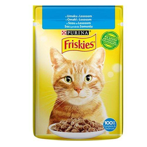Friskies Somonlu Sos İçerisinde Kedi Yaş Maması 85 Gr