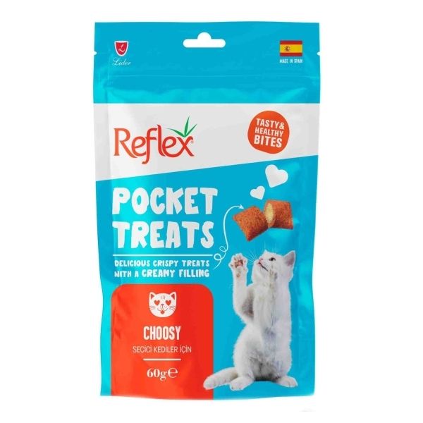 Reflex Pocket Treats Choosy Seçici Kediler İçin Kedi Ödül Maması 60gr