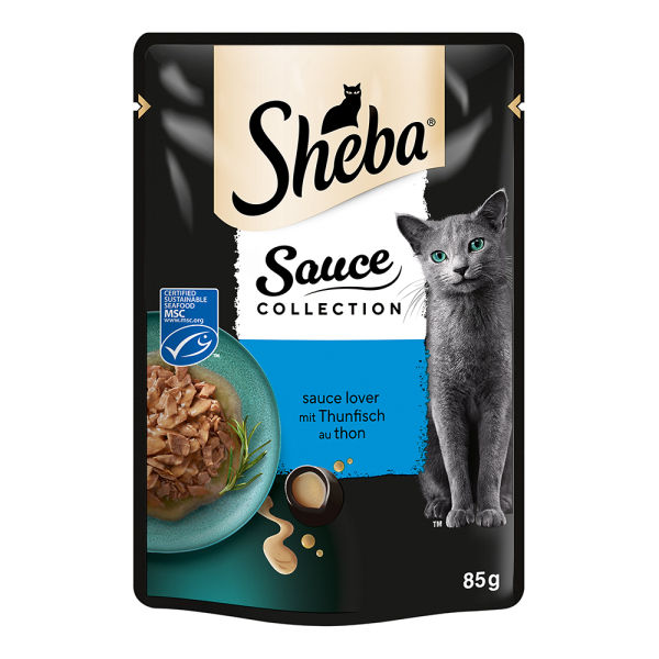 Sheba Sos İçinde Ton Balıklı Yetişkin Kedi Konservesi 85gr