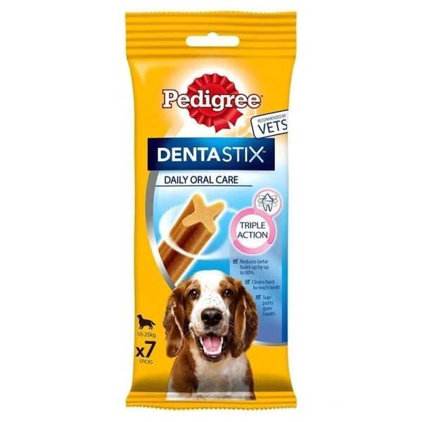 Pedigree Dentastix Orta Irk Şerit Köpek Ödül Maması 180gr (7'li)