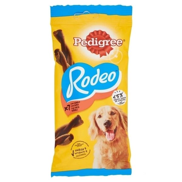 Pedigree Rodeo Biftekli Köpek Ödül Çubuğu 123gr (7'li)