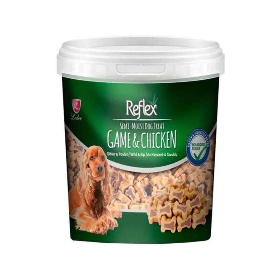 Reflex Semi Moist Av Hayvanlı Tavuklu Köpek Ödülü 500 Gr