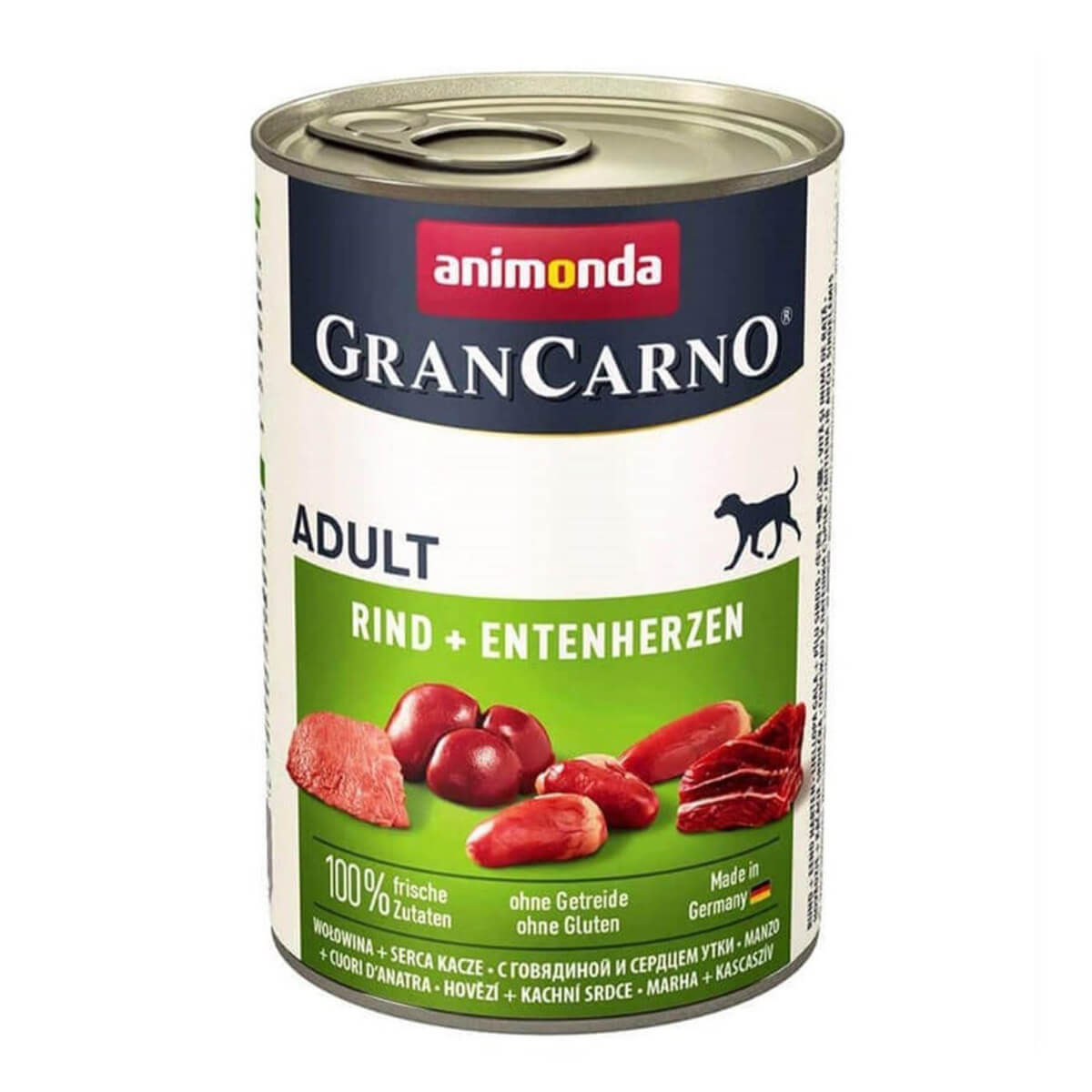 Animonda GranCarno Ördekli ve Sığır Etli Yetişkin Köpek Konservesi 400 Gr