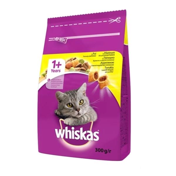 Whiskas Tavuklu ve Sebzeli Yetişkin Kedi Maması 300gr