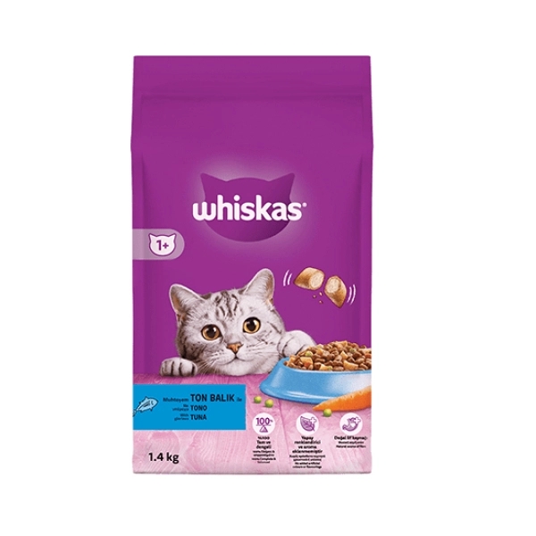 Whiskas Ton Balıklı ve Sebzeli Yetişkin Kedi Maması 1,4kg