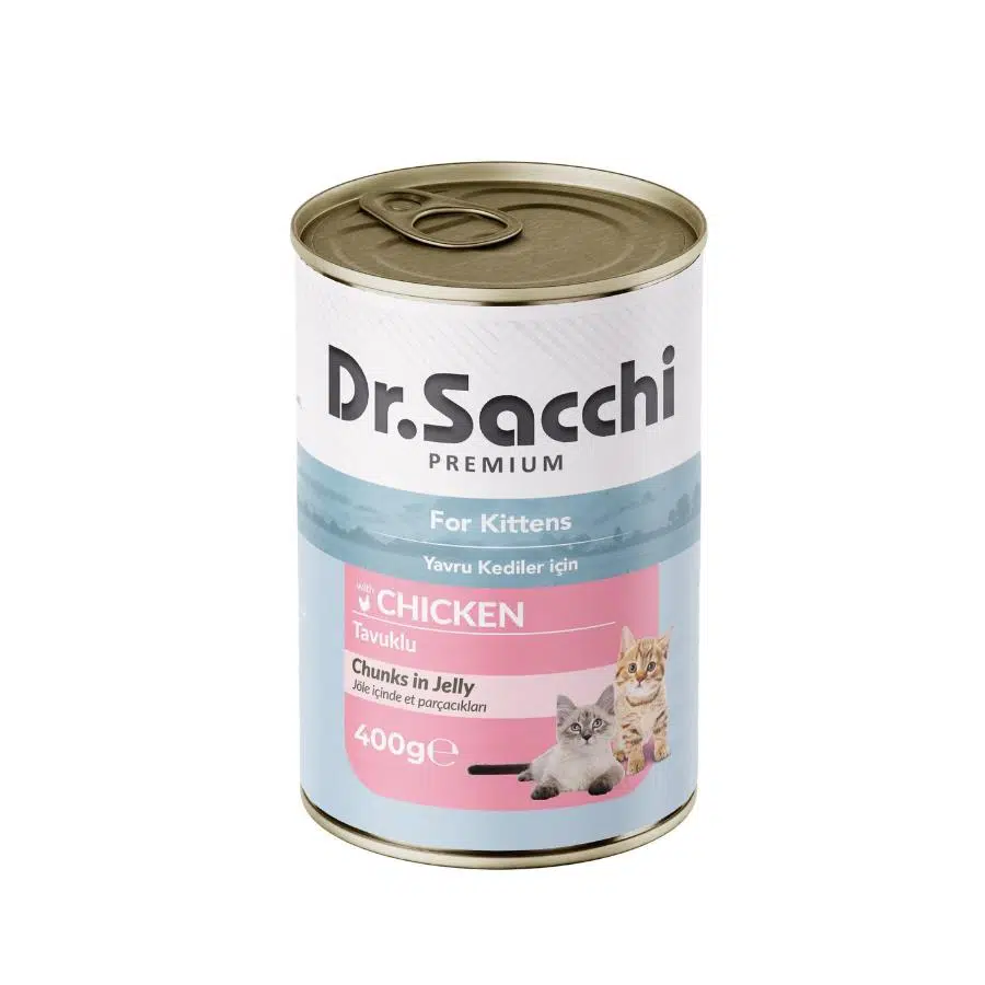Dr. Sacchi Tavuklu Yavru Kedi Konservesi 400 gr