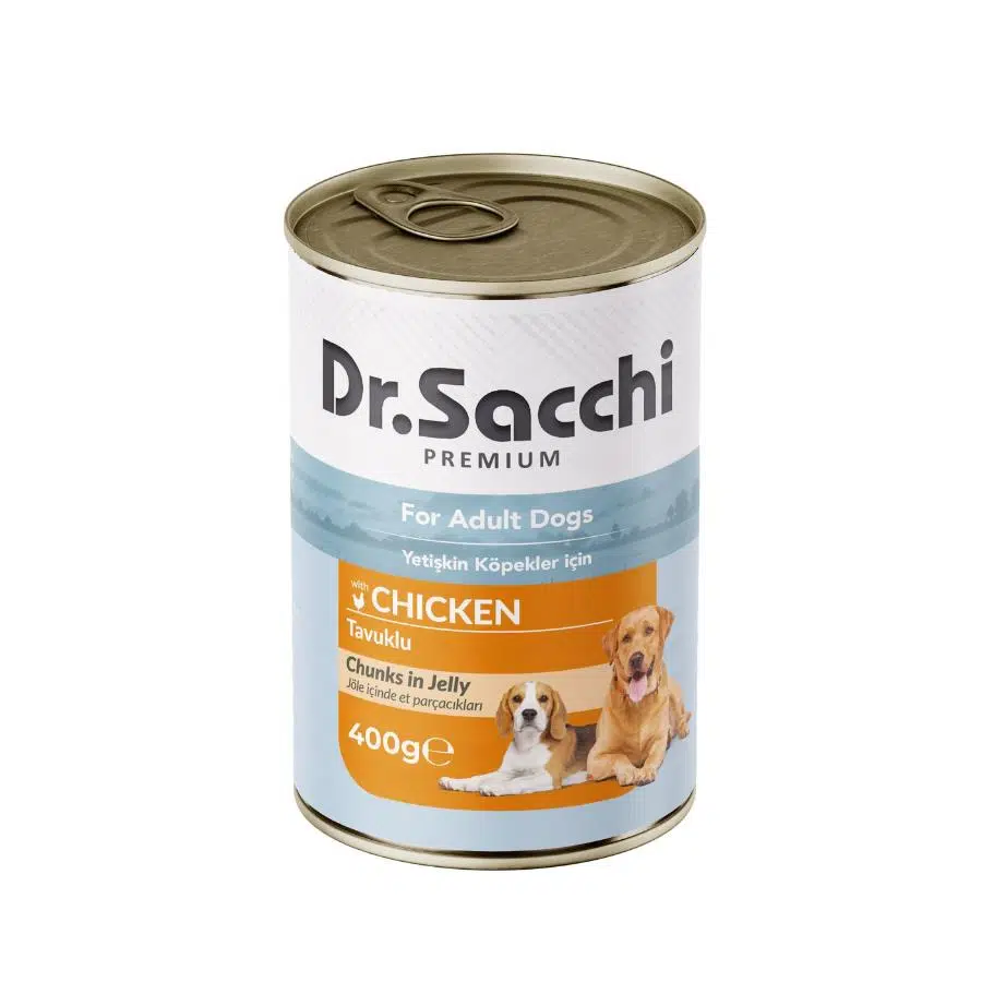 Dr. Sacchi Tavuklu Köpek Konservesi 400 Gr