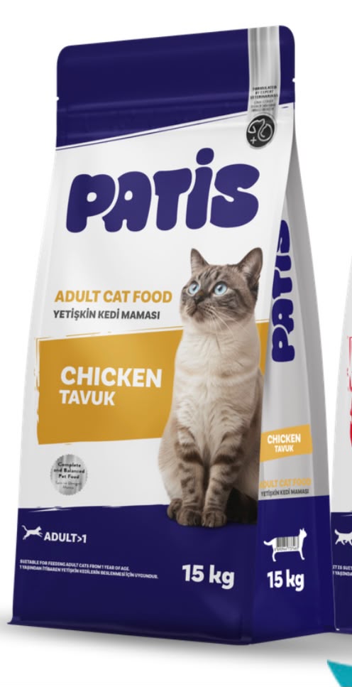 Patis Tavuklu Yetişkin Kedi Maması 15 Kg
