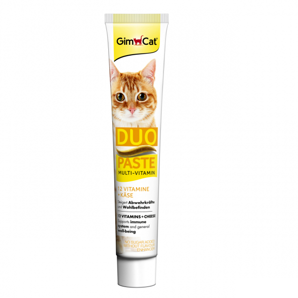 GimCat Duo Paste Peynirli Multi-Vitamin Kedi Macunu 50gr