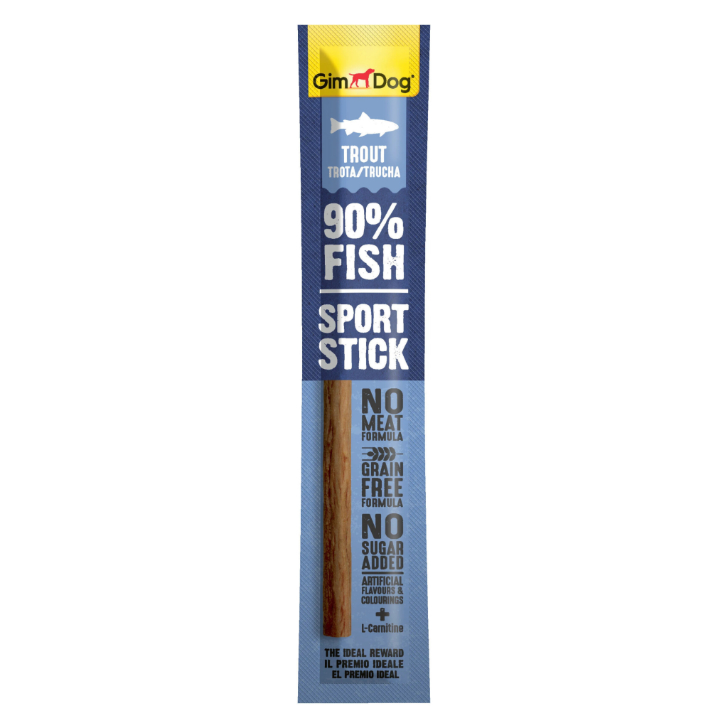 GimDog Sport Stick Alabalıklı Tahılsız Köpek Ödül Çubuğu 12gr