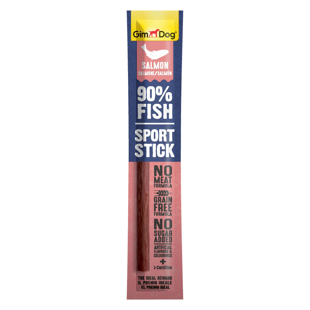 GimDog Sport Stick Somonlu Tahılsız Köpek Ödül Çubuğu 12gr