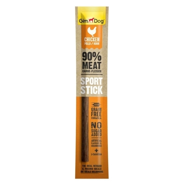 GimDog Sport Stick Tavuk Etli Tahılsız Köpek Ödül Çubuğu 12gr