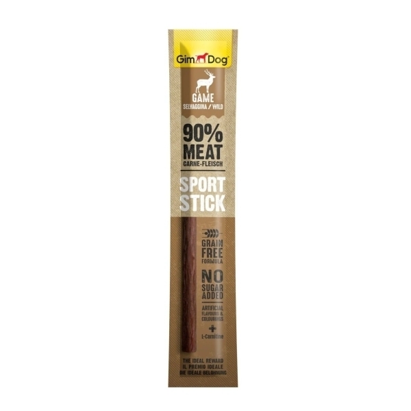 GimDog Sport Stick Av Etli Tahılsız Köpek Ödül Çubuğu 12gr