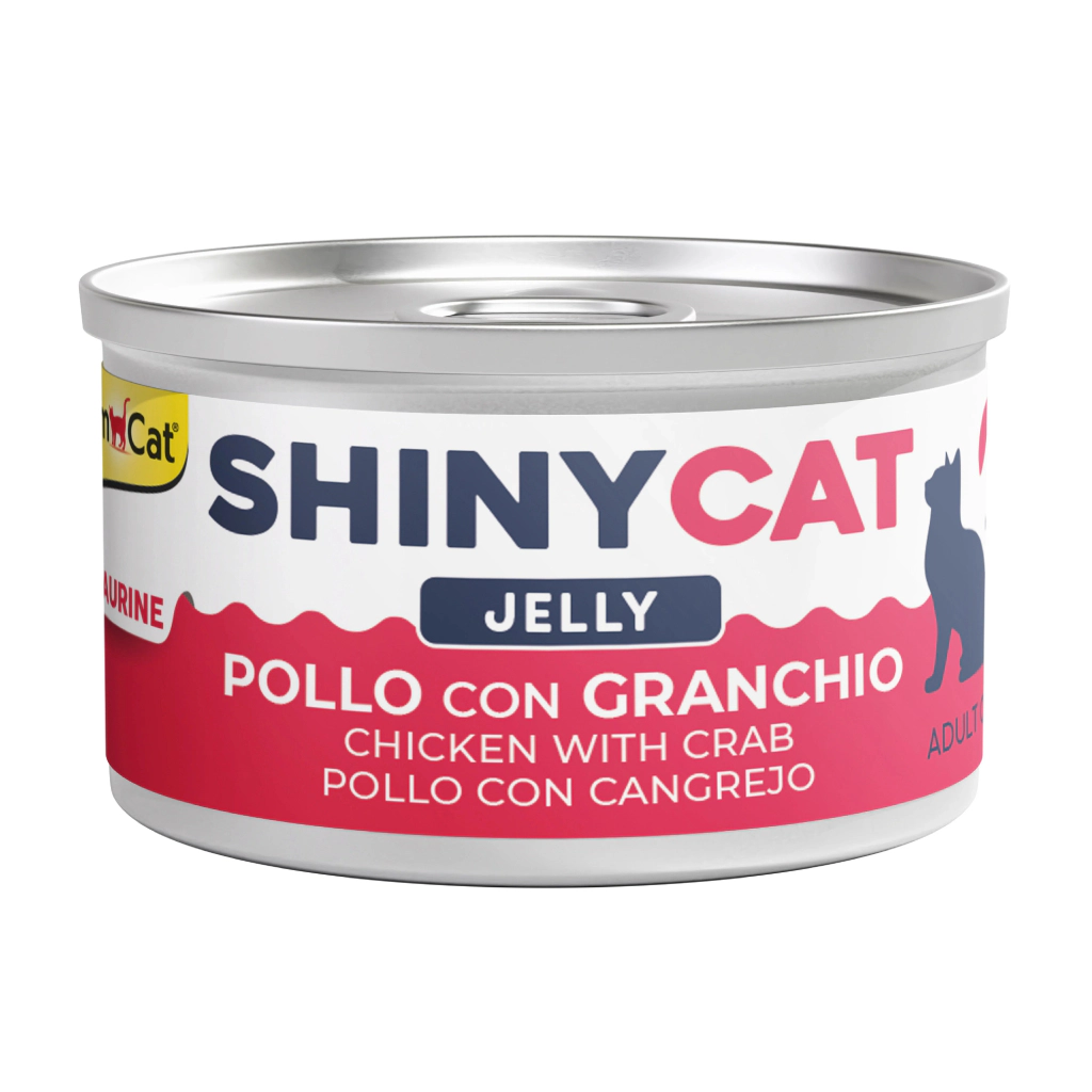 GimCat Shinycat Tavuklu ve Yengeçli Kedi Konservesi 70gr