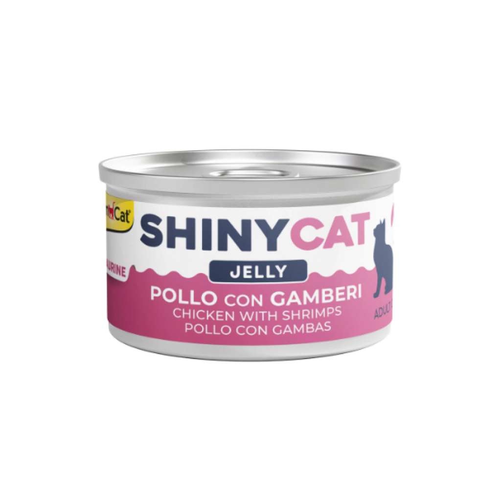 GimCat Shinycat Tavuklu ve Karidesli Kedi Konservesi 70gr