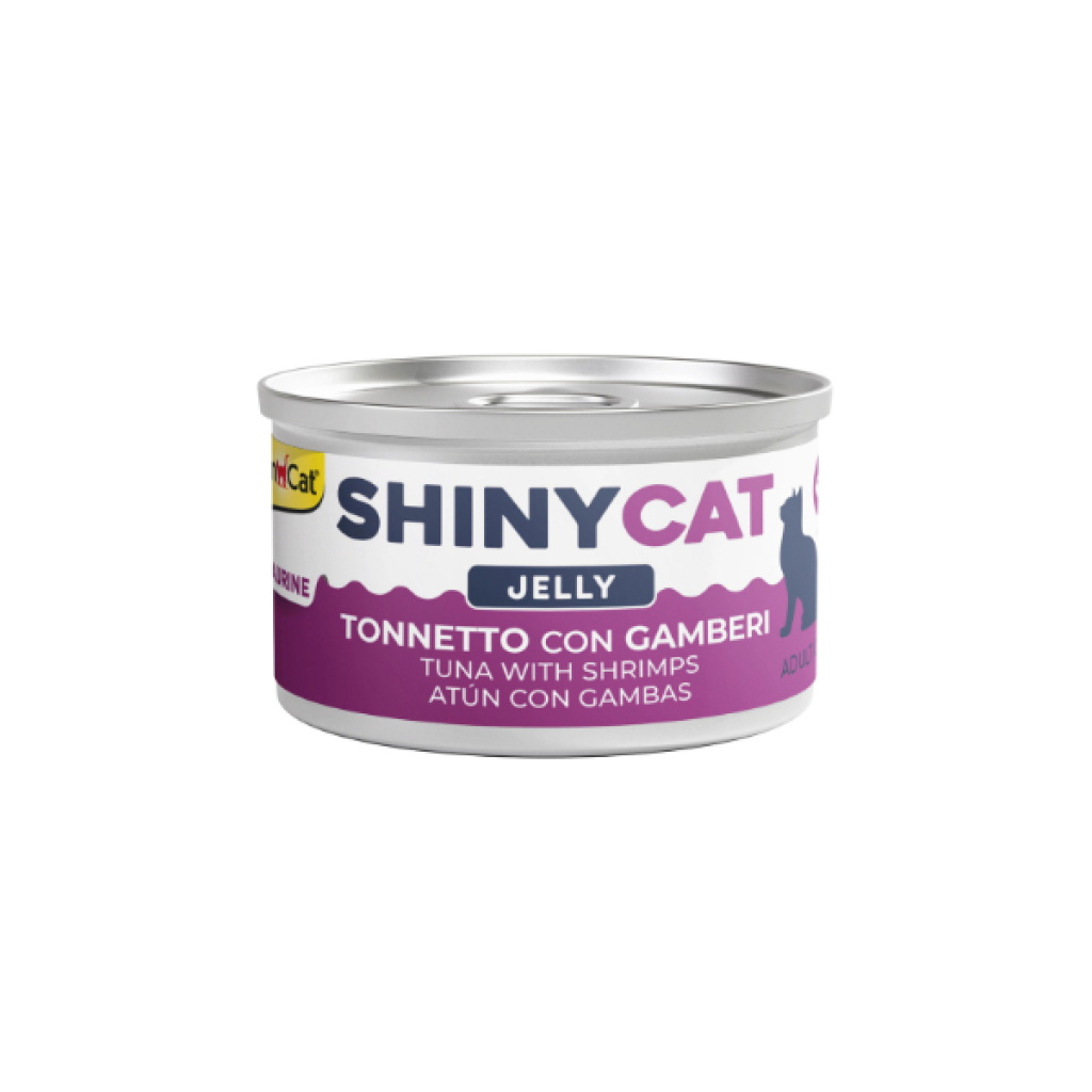 GimCat Shinycat Jöle İçinde Ton Balıklı ve Karidesli Kedi Konservesi 70gr