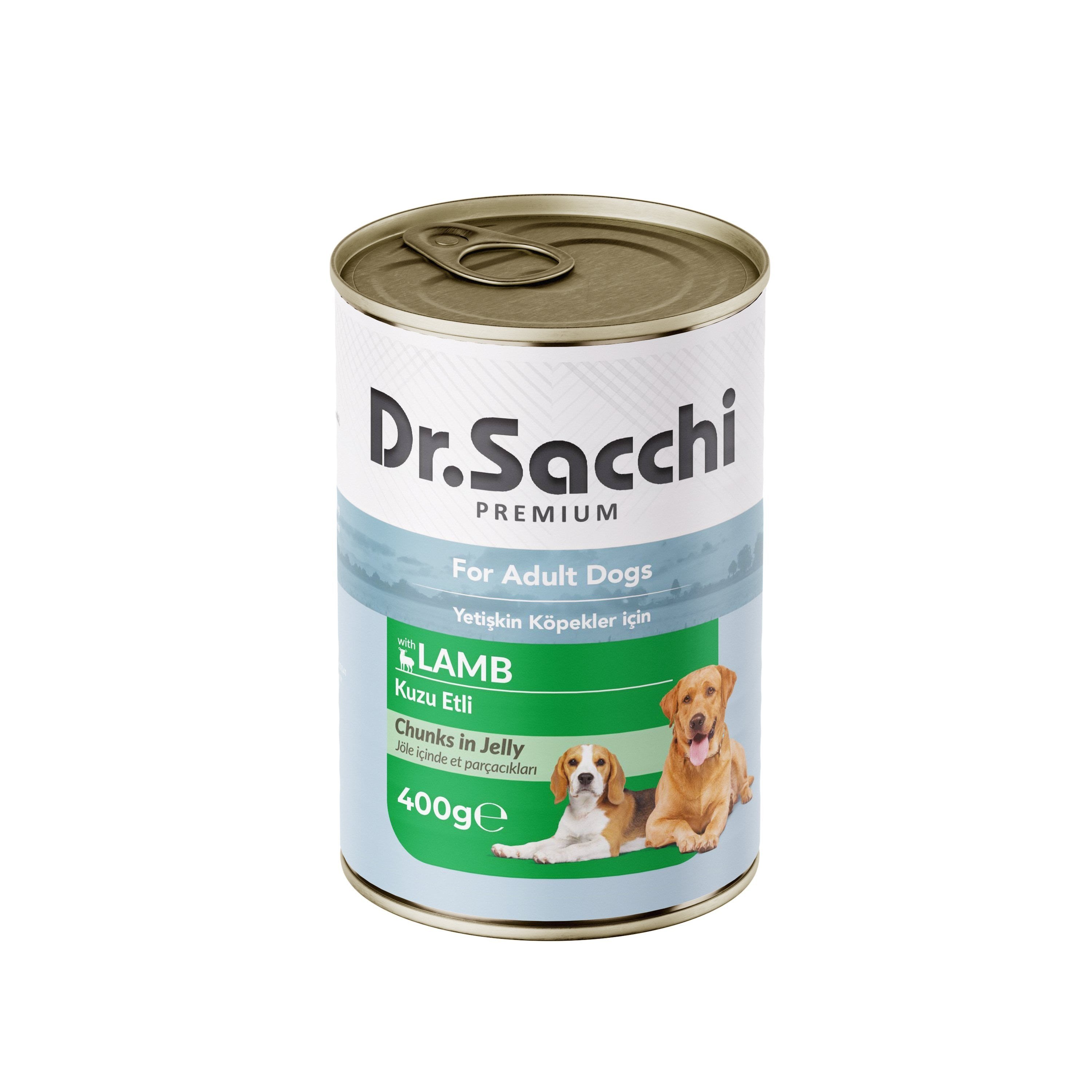 Dr. Sacchi Kuzu Etli Köpek Yaş Maması 400 GR