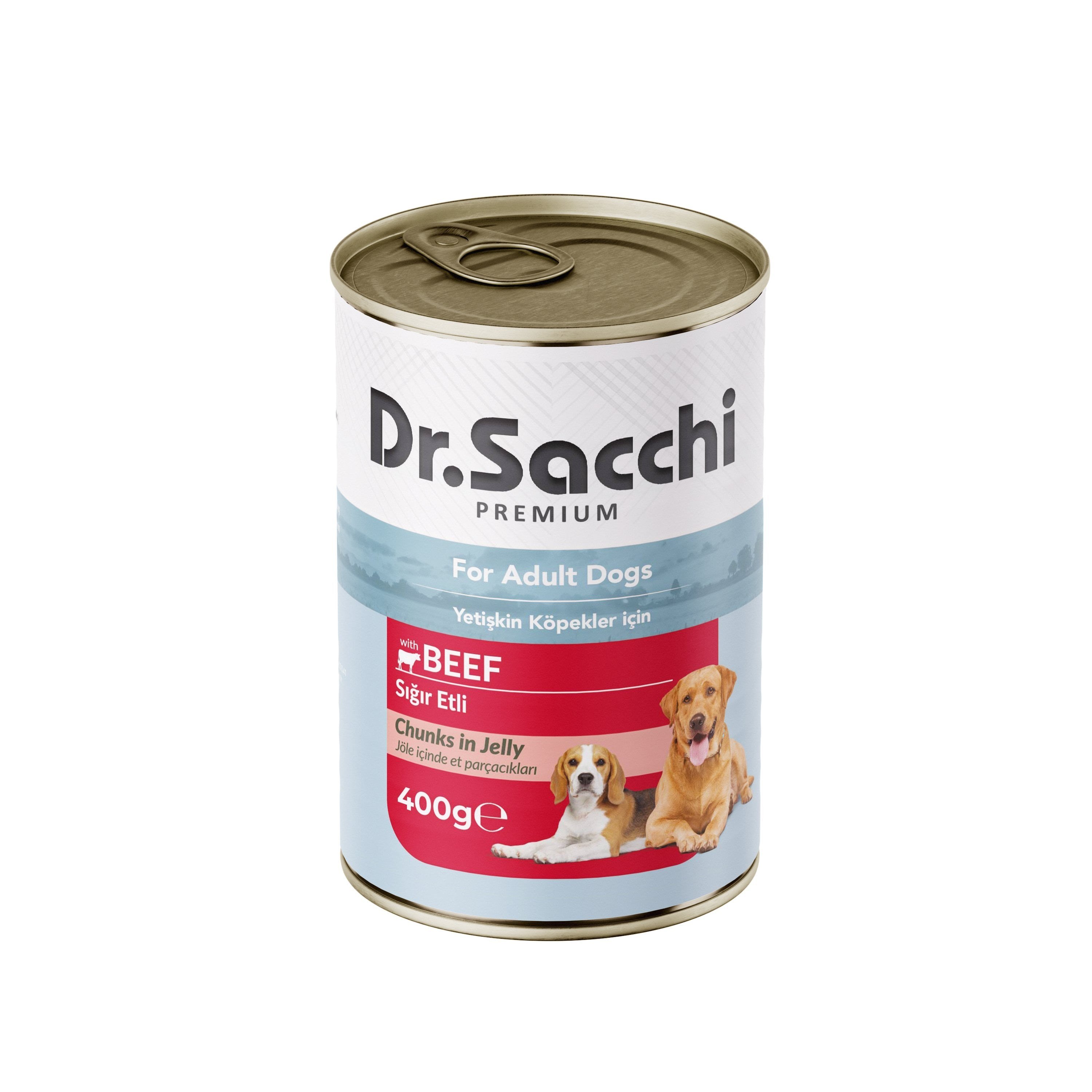 Dr. Sacchi Sığır Etli Köpek Yaş Maması 400 GR